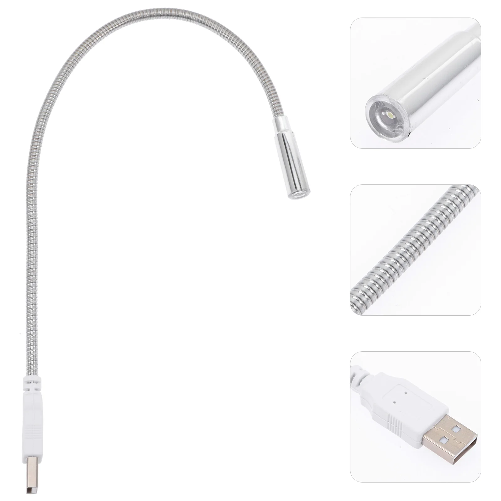 

4pcs USB Light Atmosphere Light Gooseneck Portable Night Lamp Reading Light