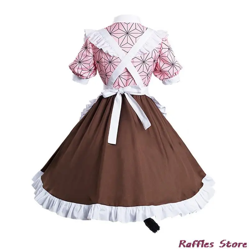 Костюм горничной из аниме камадо незуко костюм для косплея канадзи мицури