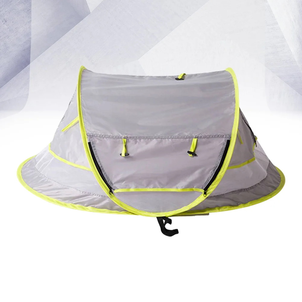 

Портативная детская Пляжная палатка UPF 50 +, солнцезащитное укрытие, Детская уличная дорожная кровать, тент для младенцев, семейная палатка от комаров, кроватка с сеткой (зеленая)