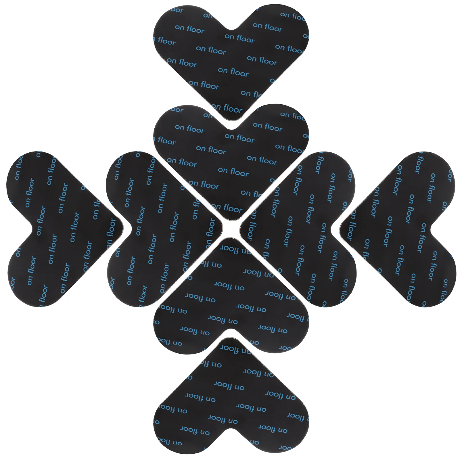 

8 Pcs Carpet Tape Area Rugs Laminate Floors Sticker Adhesive Pads Nonslip Double Sided Pu Polyurethane Tile Stopper