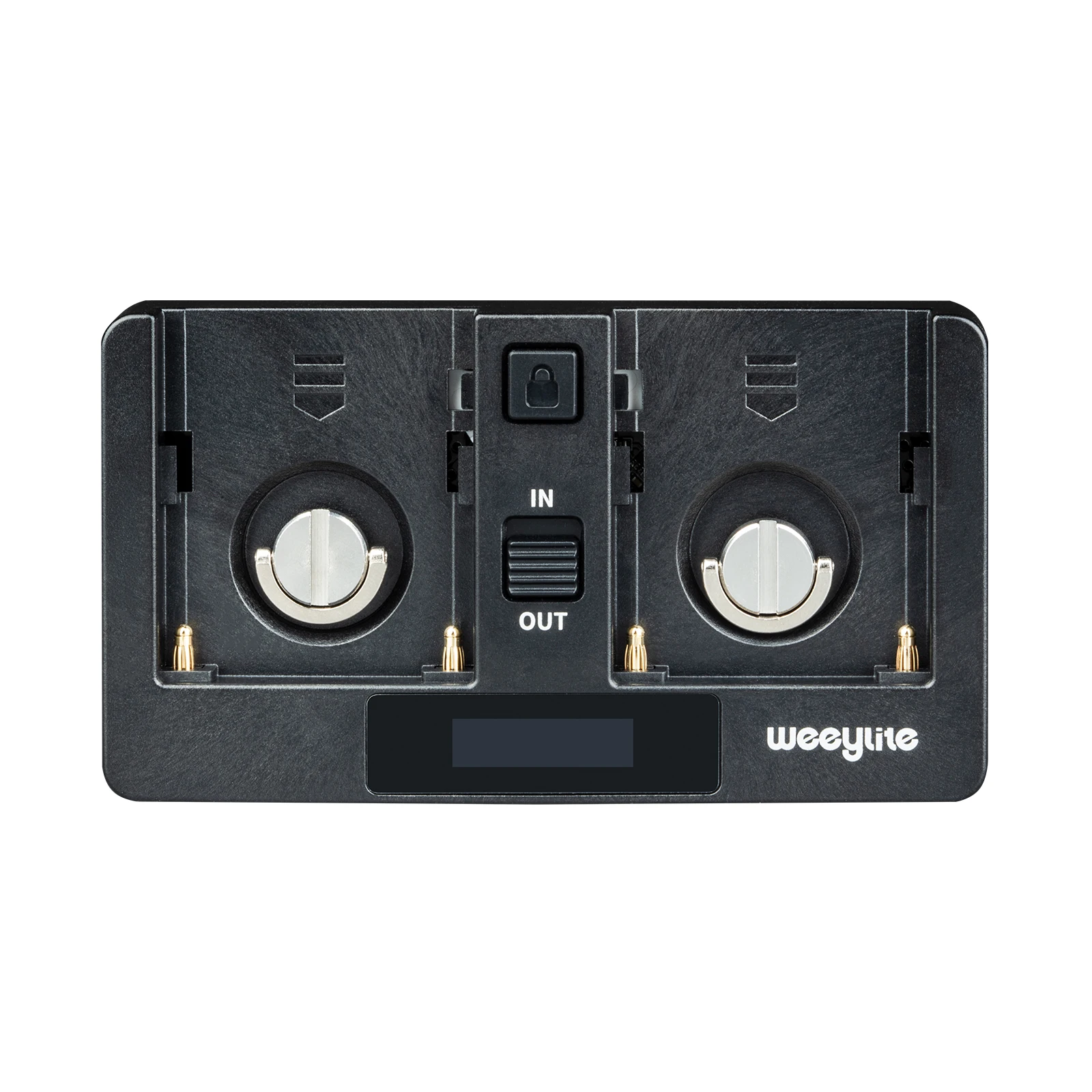 

Weeylite Battery Carrier Charger Compartment Slot Adapter for COB LED Video Portable Light Ninja200 Ninja300 F550 F970 F750