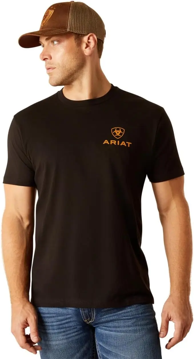 Мужская футболка Ariat Farm Fields из чистого хлопка