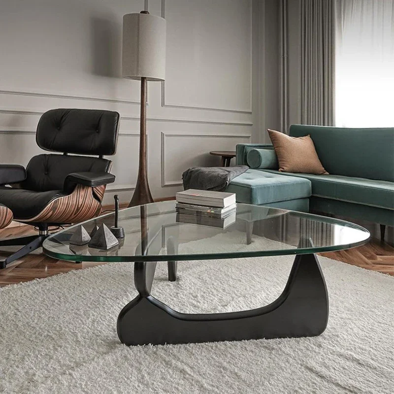 Журнальный столик Noguchi скандинавский средневековый ваби-ветер из массива дерева