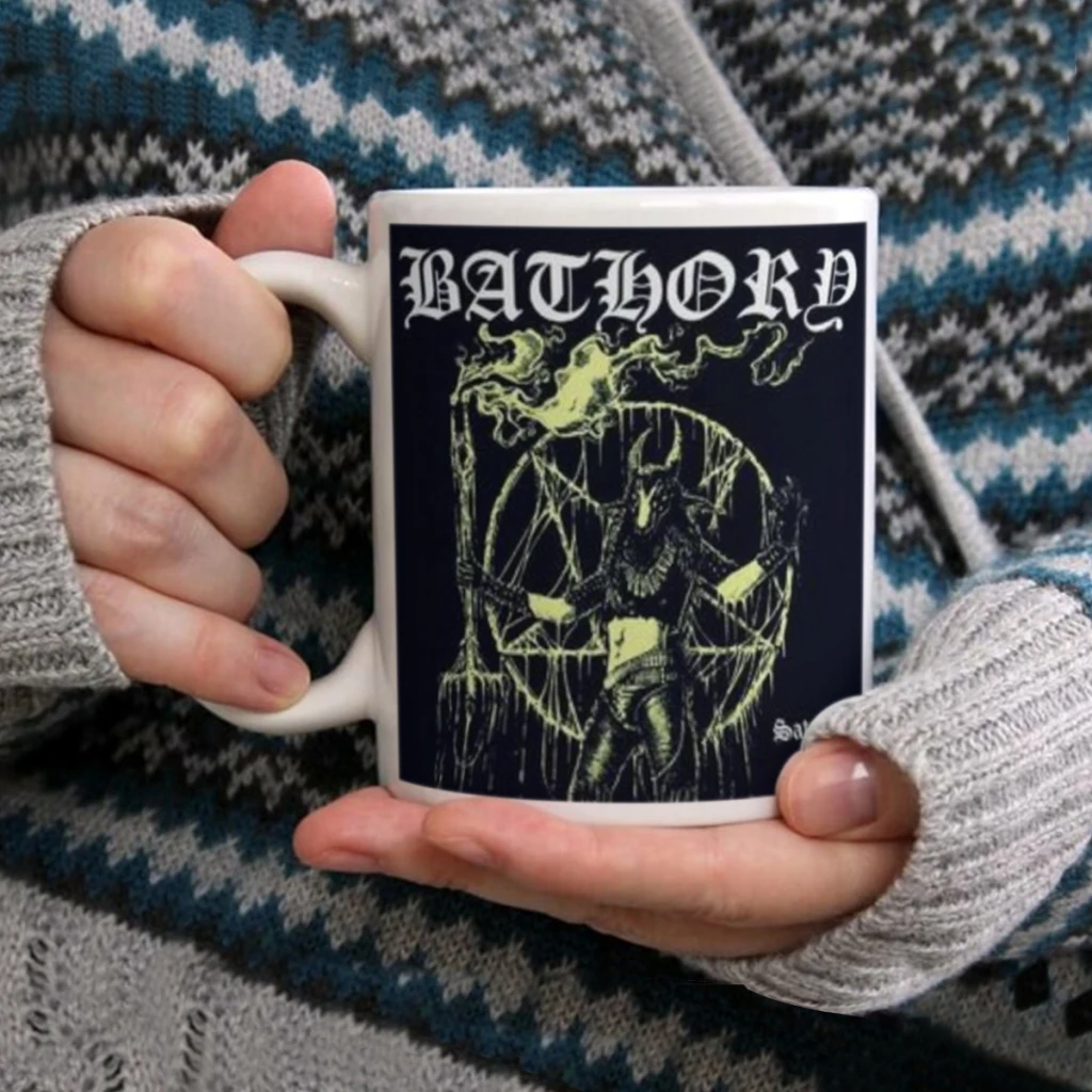 Bathory Quorthon ретро тяжелая металлическая музыкальная лента певец кофейная кружка