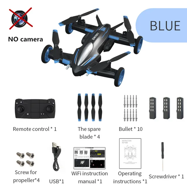 Fly Drive мотоцикл квадрокоптер 2в1