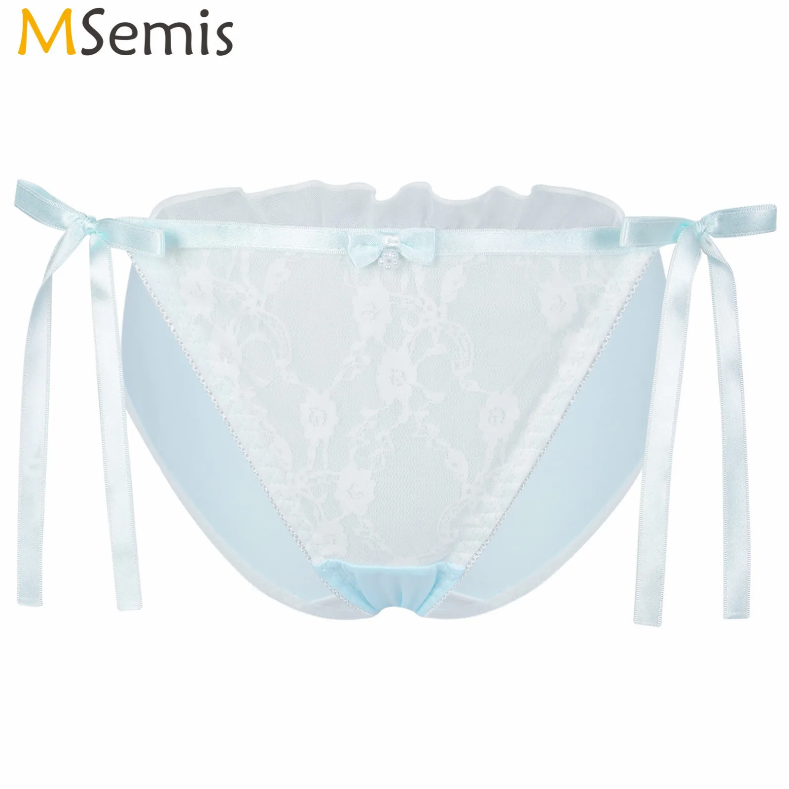 

Модные женские трусики с заниженной талией и оборками, сексуальные трусики, нижнее белье, эластичные шелковые женские трусы, нижнее белье