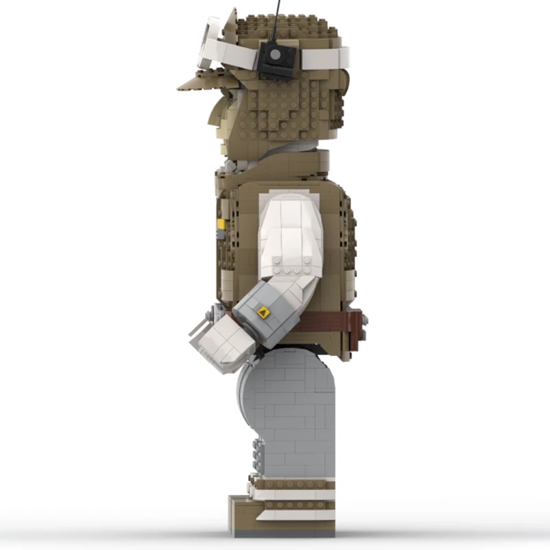 Фото 2441 деталь MOC: Модель-конструктор «Мега-фигурка бунтовщика с Хота», архитектурные строительные блоки, креативный подарок на день рождения или Рождество для детей №5
