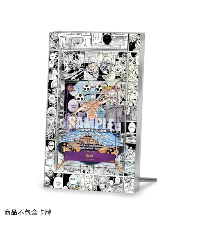 Фото Магнитный защитный чехол-подставка для карт TCG из акрила DIY PSA, мультяшный аниме-дизайн, для коллекционных карт, классическая игровая коллекция №3