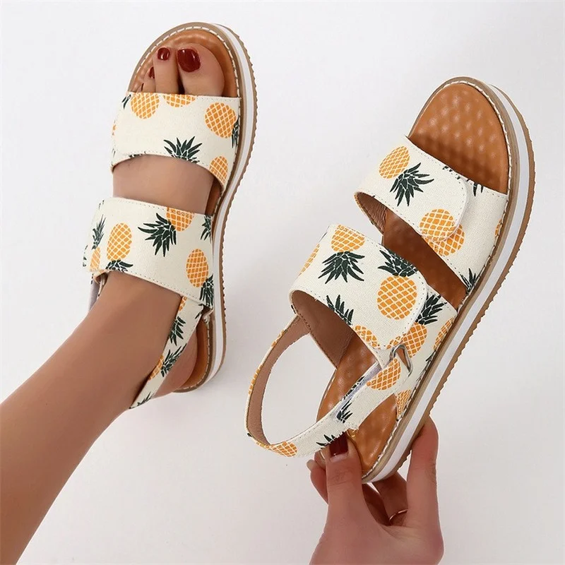 

2022 Summer Women's Sandals Black Blue Platform Sandals Women Shoes Summer Chaussures Femme Sandals Size 36-42 Sandalias