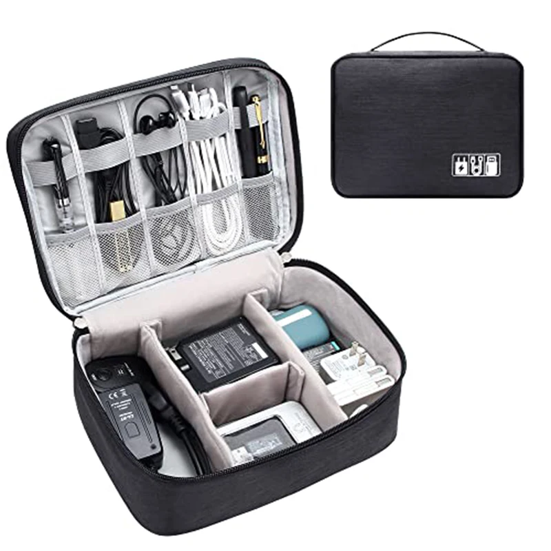 

Сумка для хранения кабелей, домашний ювелирный цифровой электронный органайзер, портативный Usb-органайзер для штекеров и зарядных устройств, дорожные сумки для кабелей