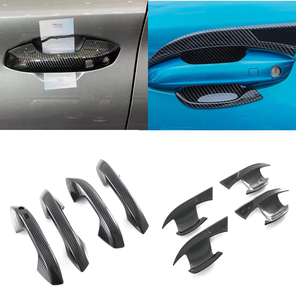 

RHD LHD For BYD YUAN PLUS ATTO 3 2022 2023 ABS Car External Door Handle Catch Cover Door Bowl Protection Trim Sticker