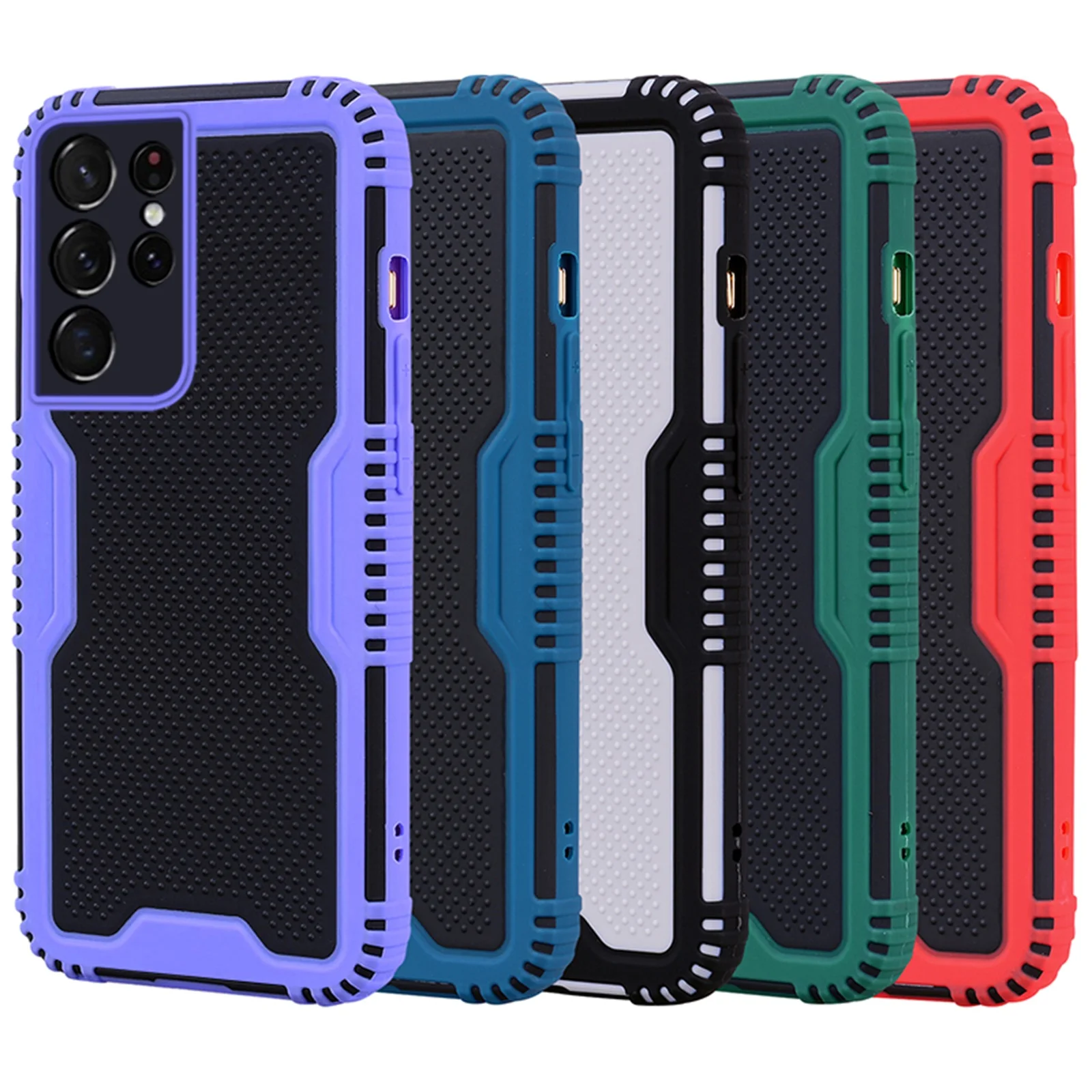 

Shockproof Color Phone Case For Samsung Galaxy A01 A02 A11 A12 A13 A20 A21 A22 A30 A31 A32 Anti Slip And Fall Prevention Cover