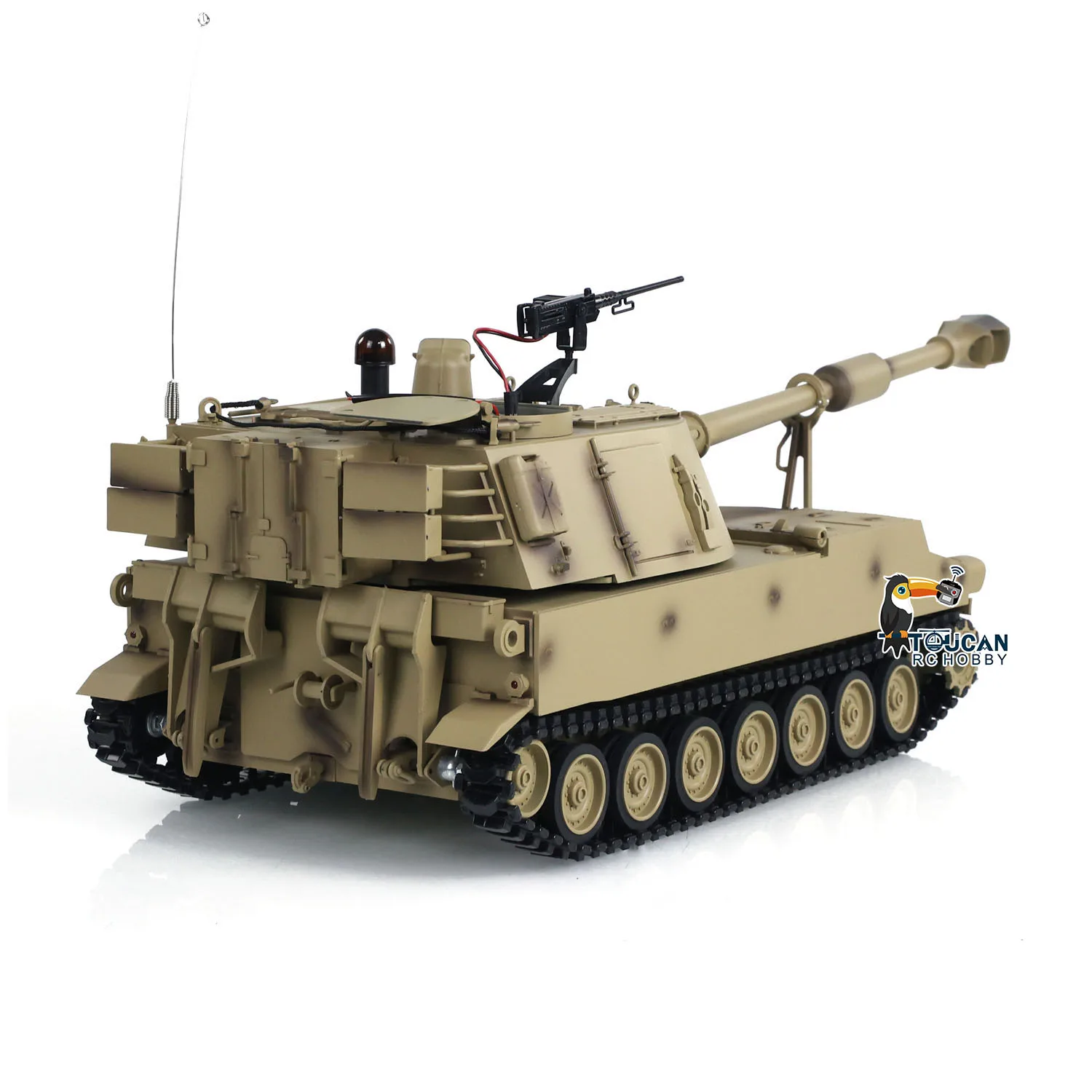 1/16 Tongde RC Tank M109A2 Самоходный RTR Инфракрасный BB-баррель Телескопический резервуар с