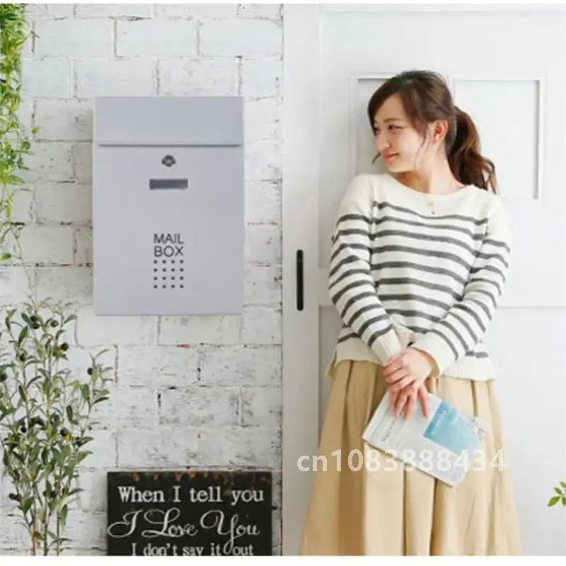 Почтовый ящик из нержавеющей стали открытый склад квартира домашний сад