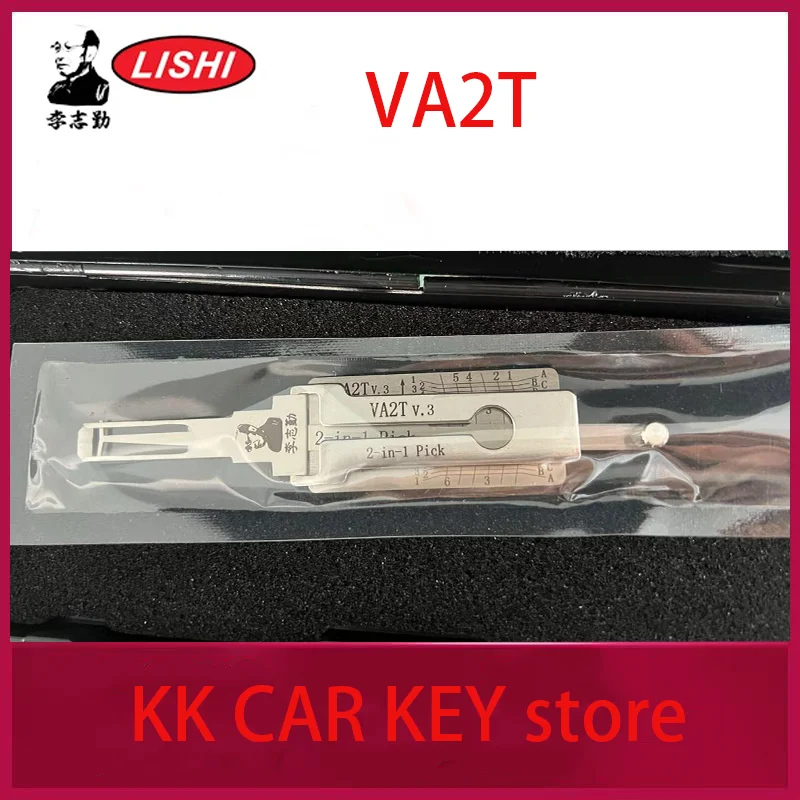 

1 шт. VA2T Lishi 2в1 декодер, набор для захвата замка автомобиля, отмычка для двери автомобиля, обход для Peugeot/Citroen/Renault LockSmith, инструменты