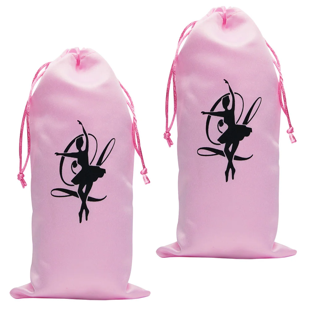 

Drawstring Ballet Shoes Bag Satin Dance Slippers Bags Shoes Storage Pouch Organizer For Girls Women