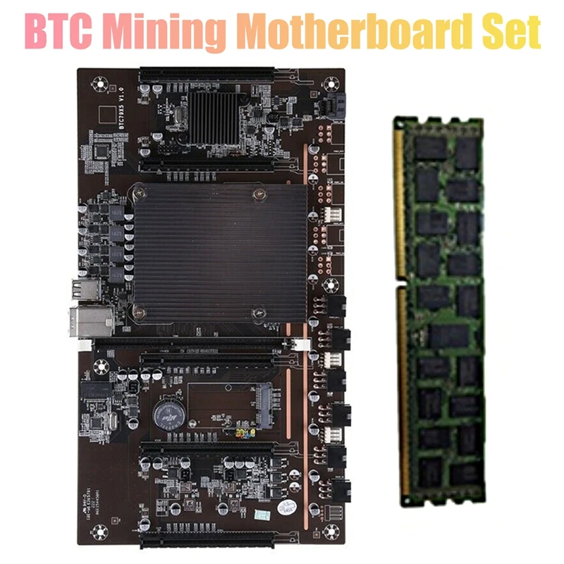 Материнская плата X79 H61 для майнинга BTC с RECC 4G DDR3 ПАМЯТЬ LGA 2011 поддержка 3060 3080