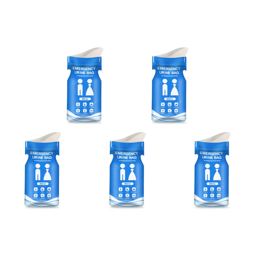 

1-30 Шт. Уличные Аварийные Мочеприемники 850 Мл, Одноразовые Портативные Туалеты Для Женщин, Детей, Мужчин