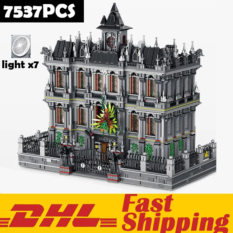 

613002 кино город улица вид герой эксперт MOC Lunatic больница усовершенствованная модель строительные блоки кирпичные игрушки Детский подарок ...