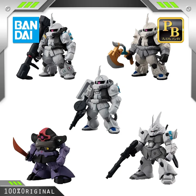 Игрушка-Конфета BANDAI, мобильный костюм PB, FW GUNDAM, конвергент, прототип Zaku, экшн-игрушка, фигурки, Сборная модель, рождественские подарки
