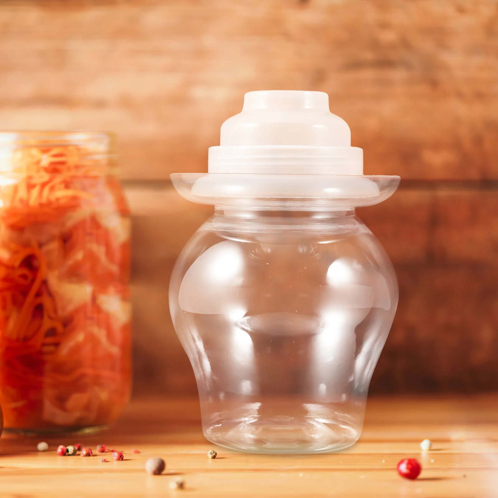 Портативная банка для ферментации прозрачный горшок еды sauerkraut производства