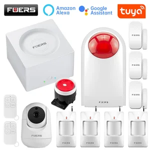 Система сигнализации FUERS G95, Wi-Fi, GSM, домашняя система охранной сигнализации МГц, Tuya, Alexa, 433