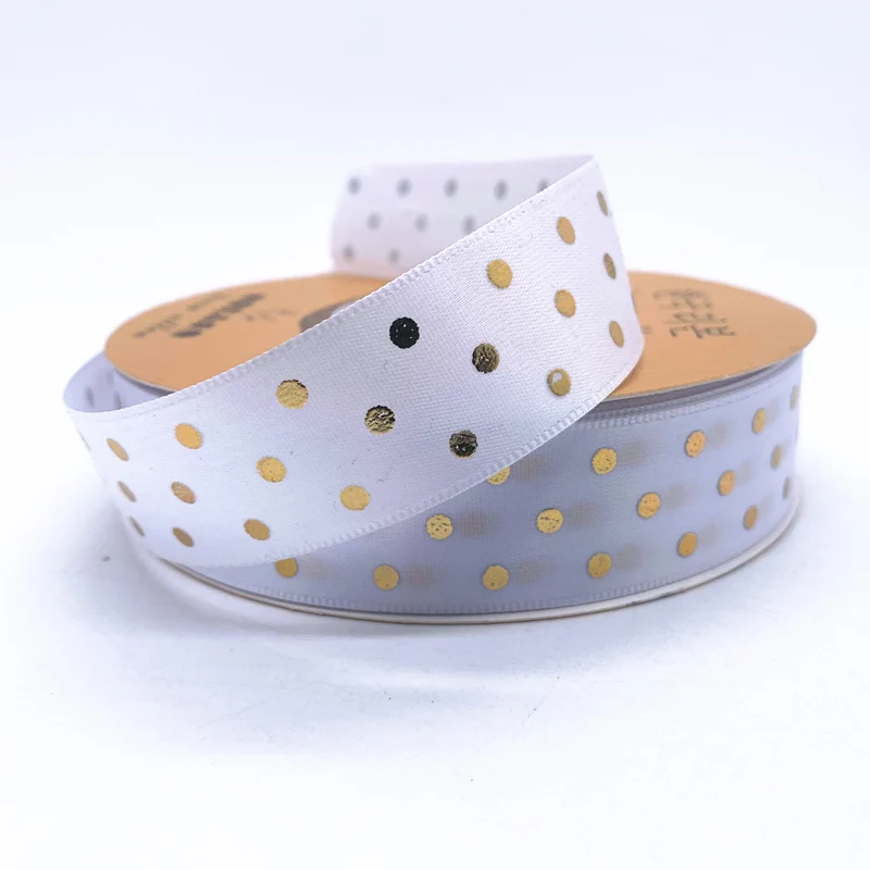 Атласные ленты с принтом 25 мм 5 ярдов |