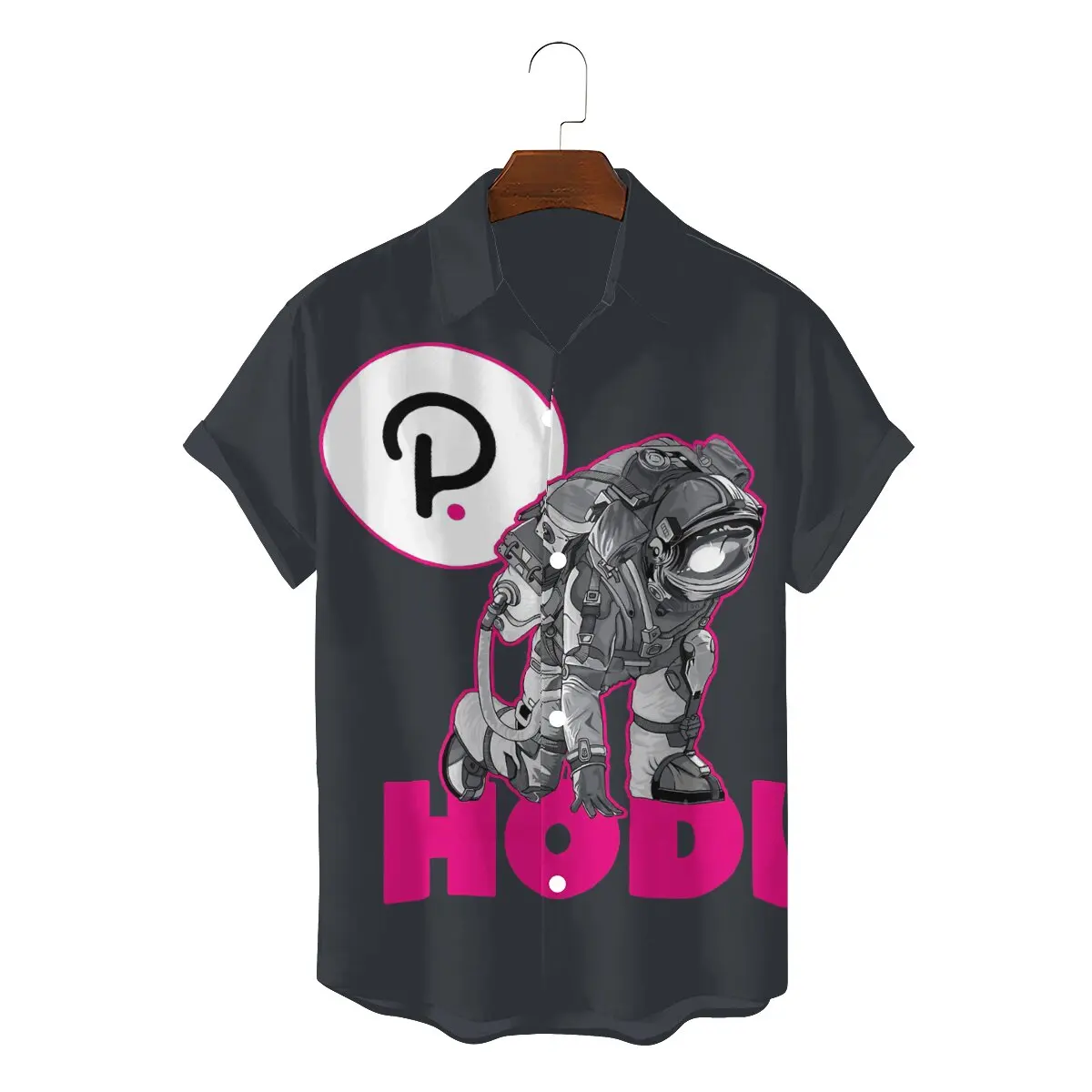 

Polkadot DOT Blockchain Crypto Coin Men's Shirts HODL Astronaut Individuality 3D Shirt Harajuku Sweatshirts Hipster