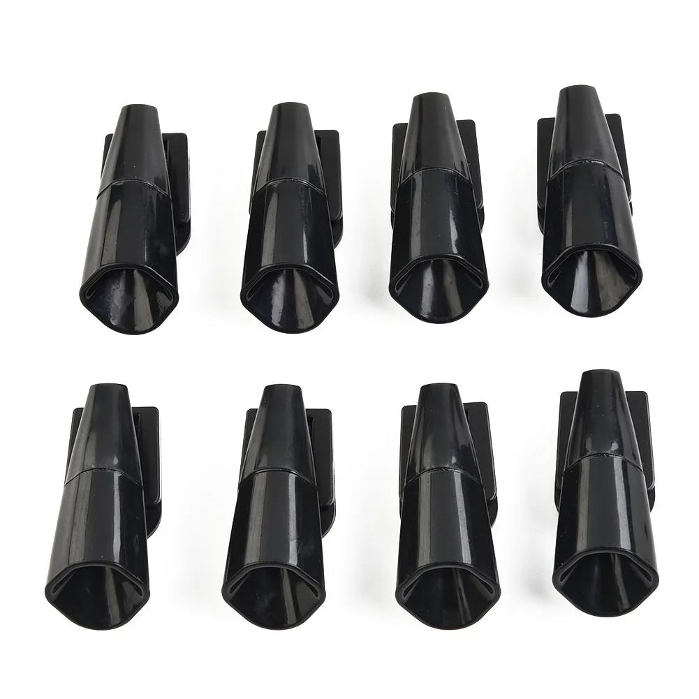 

8PCS Ultrasonic Car Grille Mount Animal Whistle Repeller Alert Deer Animal Repellent Alert Black Car Deer Gadgets Accessories