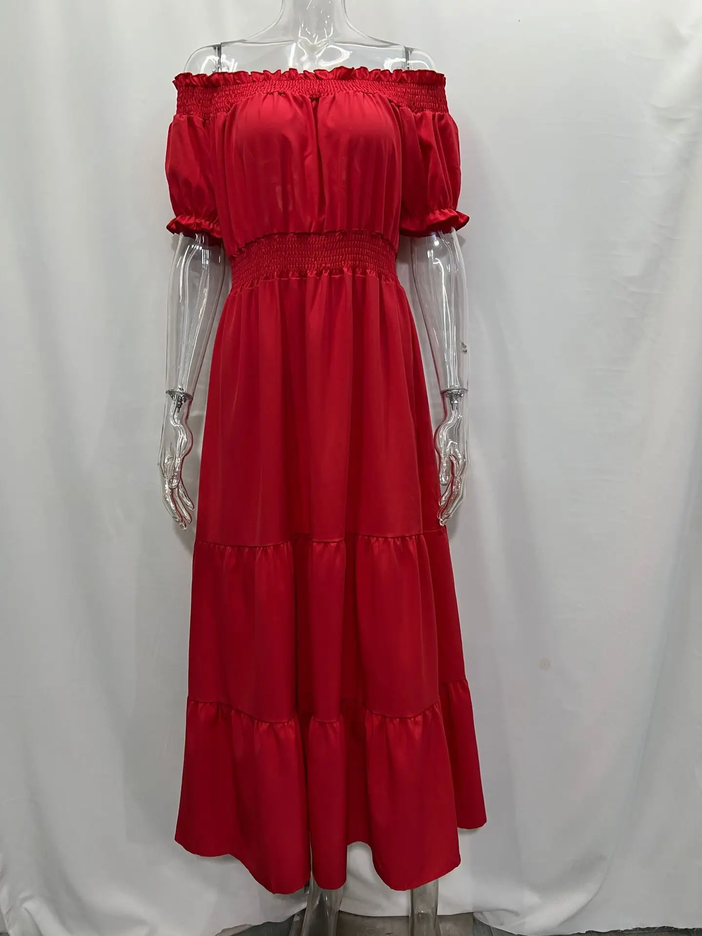 Женское элегантное Платье макси летнее Зеленое Длинное сексуальное пляжное для