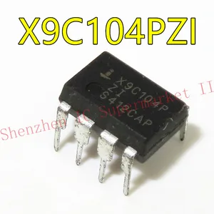 X9C104P X9C104PIZ X9C104 X9C104PZI Digitally Controlled Potentiometer IC Digitally Controlled Pot (XDCP)