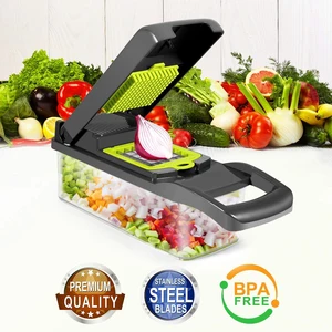 multifunction vegetable cutter 8 in 1 gadgets safe mandoline kitchen slicer salad chopper potato slicer kitchen accessories free global shipping