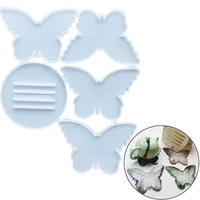 making tools crystal tool placemat tray epoxy resin mold butterfly molds coaster storage rack silicone mould