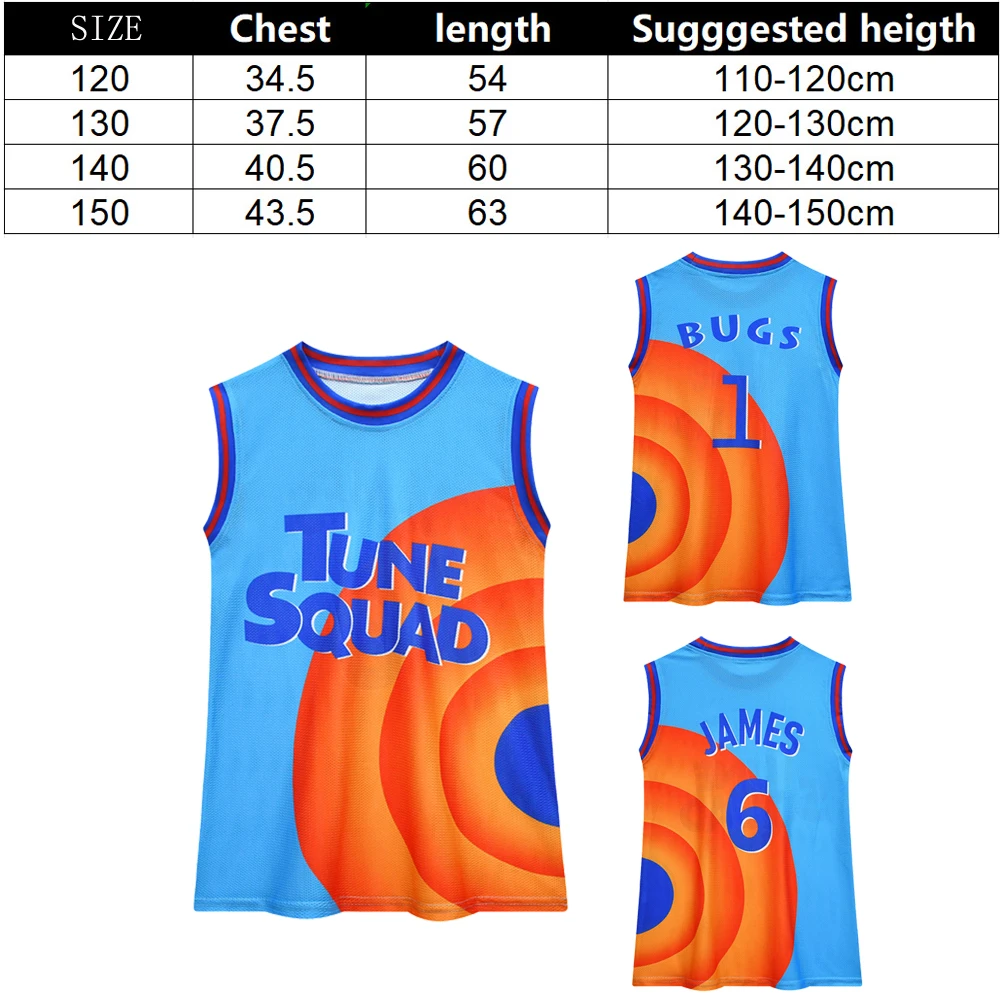 Летняя футболка для мальчиков Space Jam2 № 1 и 6 модная уличная спортивная досуга