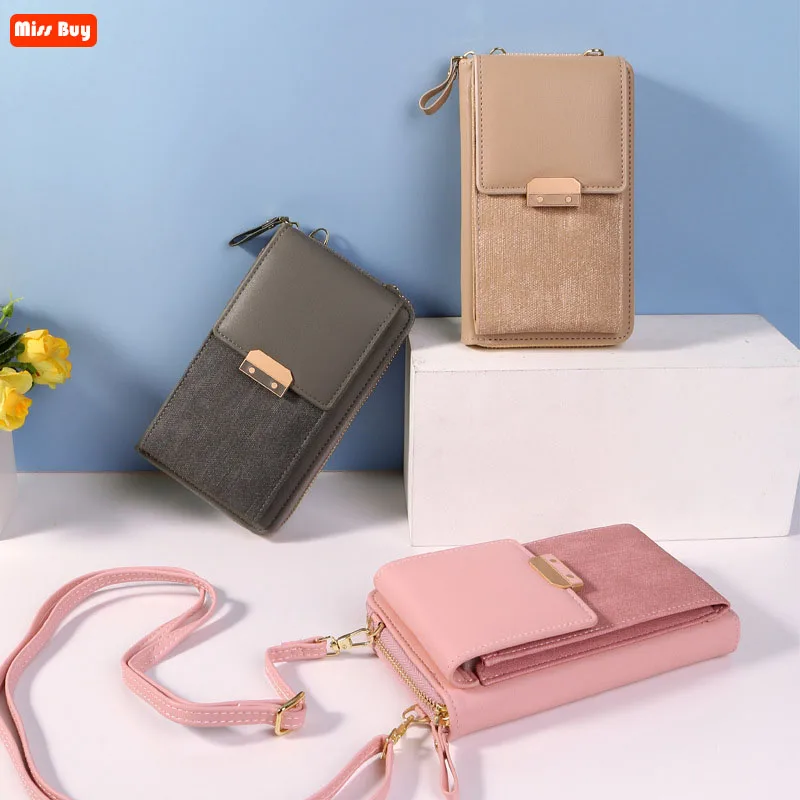 Universal Simple Lady One Shoulder Messenger Bag Mobile Phon