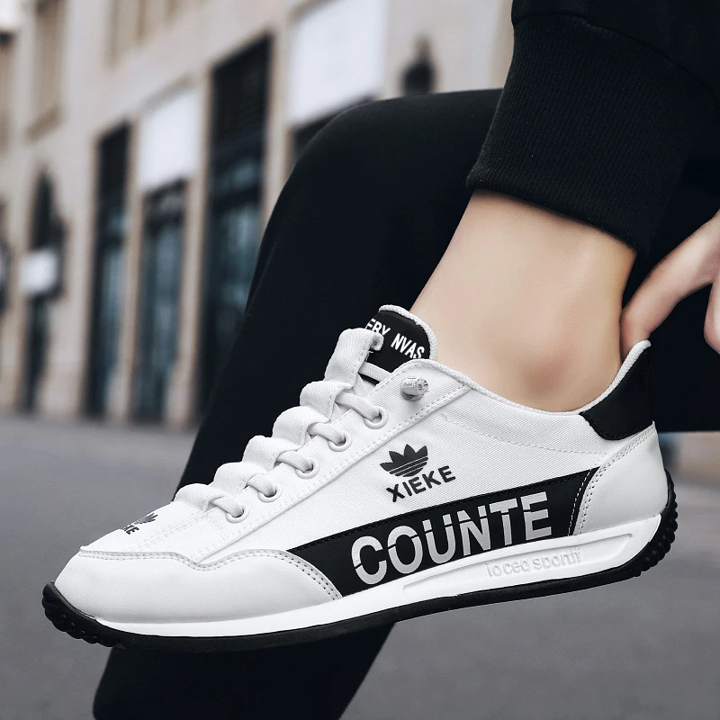 

Кроссовки мужские с принтом, Повседневная Удобная обувь для прогулок, низкие кеды, разные цвета, 2022