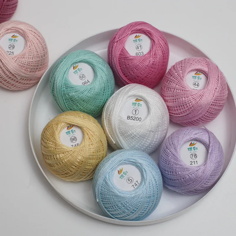 8 кружевных ниток 10 г микро крючок для банта толстая нить материал Вышивка