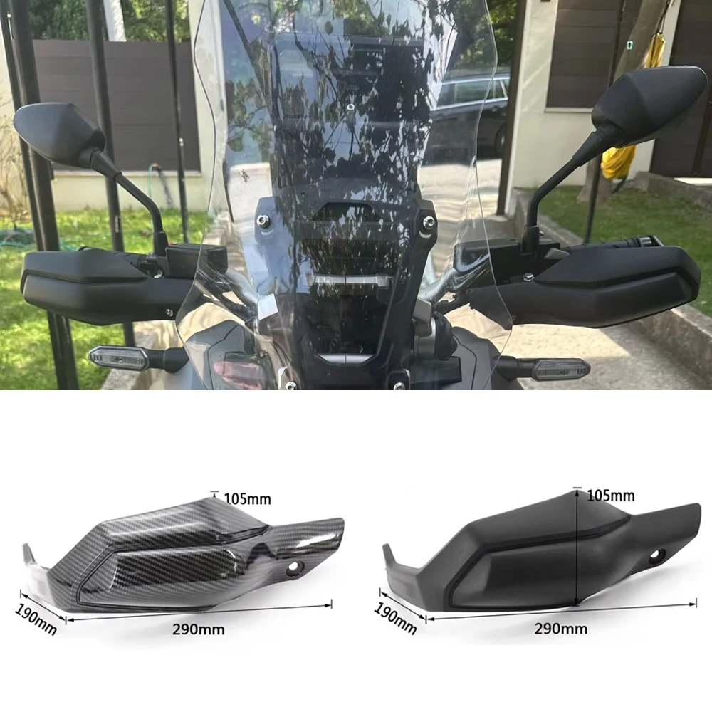 Фото Защита рук (наперстки) и ветровое стекло для мотоциклов Honda XADV750 X-ADV 750 2017-2024, CRF1000L CRF1000 Africa Twin Adventure Sports №1