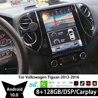 tesla screen car bluetooth radio wireless carplay 2 din android 10 0 video players audio gps dvd for volkswagen tiguan 2013 2016