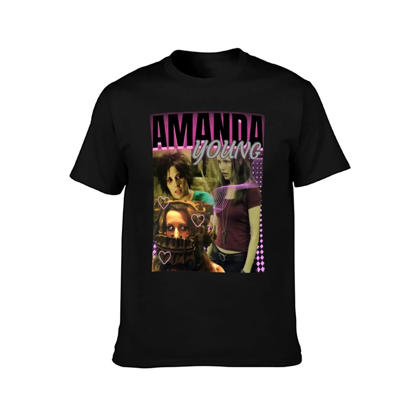 Фото Футболка Amanda Young Saw X Design, однотонная, с коротким рукавом. №2