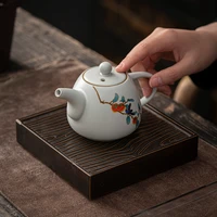 household decoration teapot ceramic vintage samovar beauty kettle teapot chinese tea honey tea infuser kitchen supplies