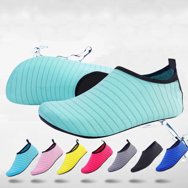 

5Pair/lot Anti-skid Beach Swimming Water Sport Socks Sneaker Gym Yoga Fitness Dance Diving Snorkeling Shoes for Kids Men Women