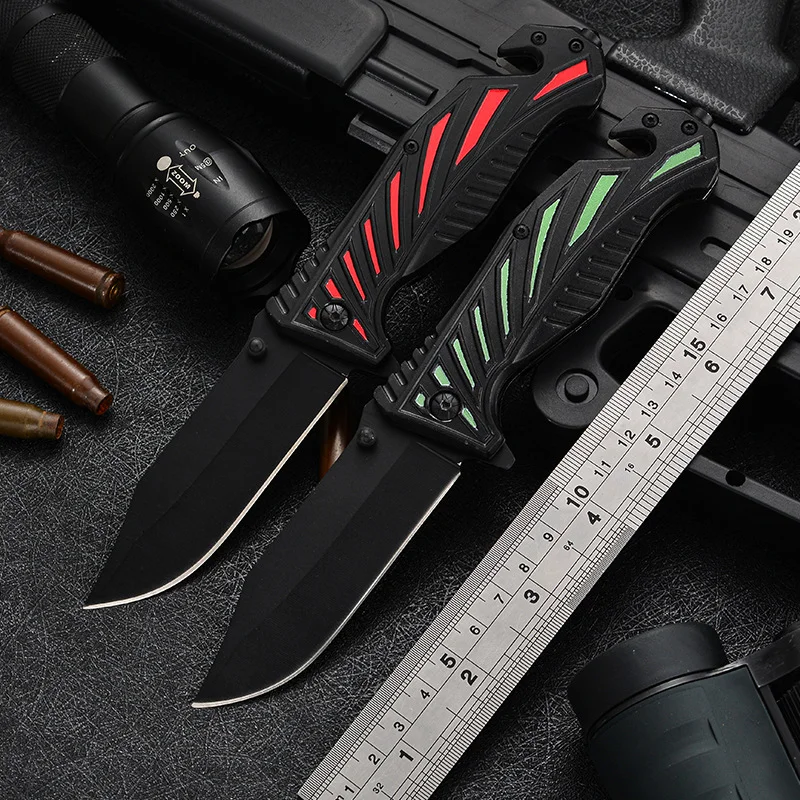 

Складной нож ZK30 из нержавеющей стали, высокопрочный Тактический Клинок для кемпинга, охоты, спасения, Разрушителя окон, инструмент для повс...