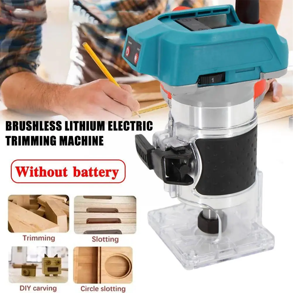 

800w 30000rpm Electric Router Tool Wood Electric Trimmer Wood WoodworkingTool Machine Trimming Router Slotting Carving Engr A8P8