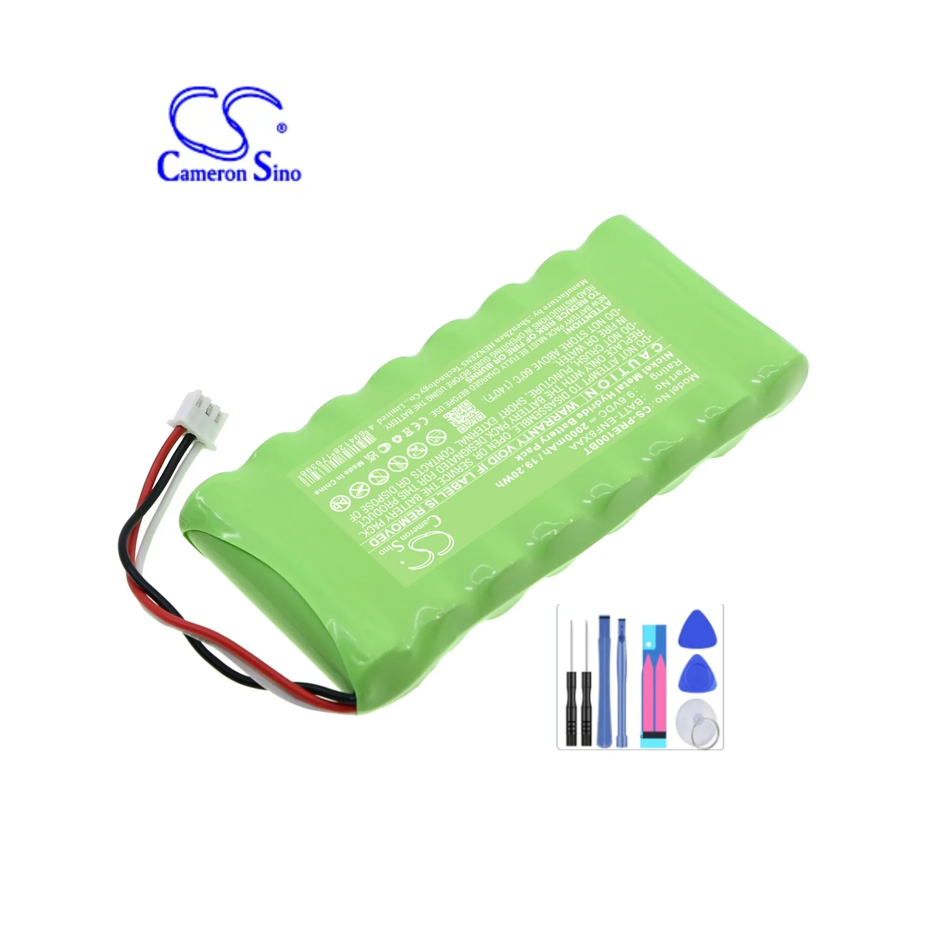 

Emergency Lighting Battery For Pyronix BATT-ENF8XAA Enforcer V10 ENF32UK-WE Capacity 2000mAh / 19.20Wh Color Green Ni-MH 9.60V