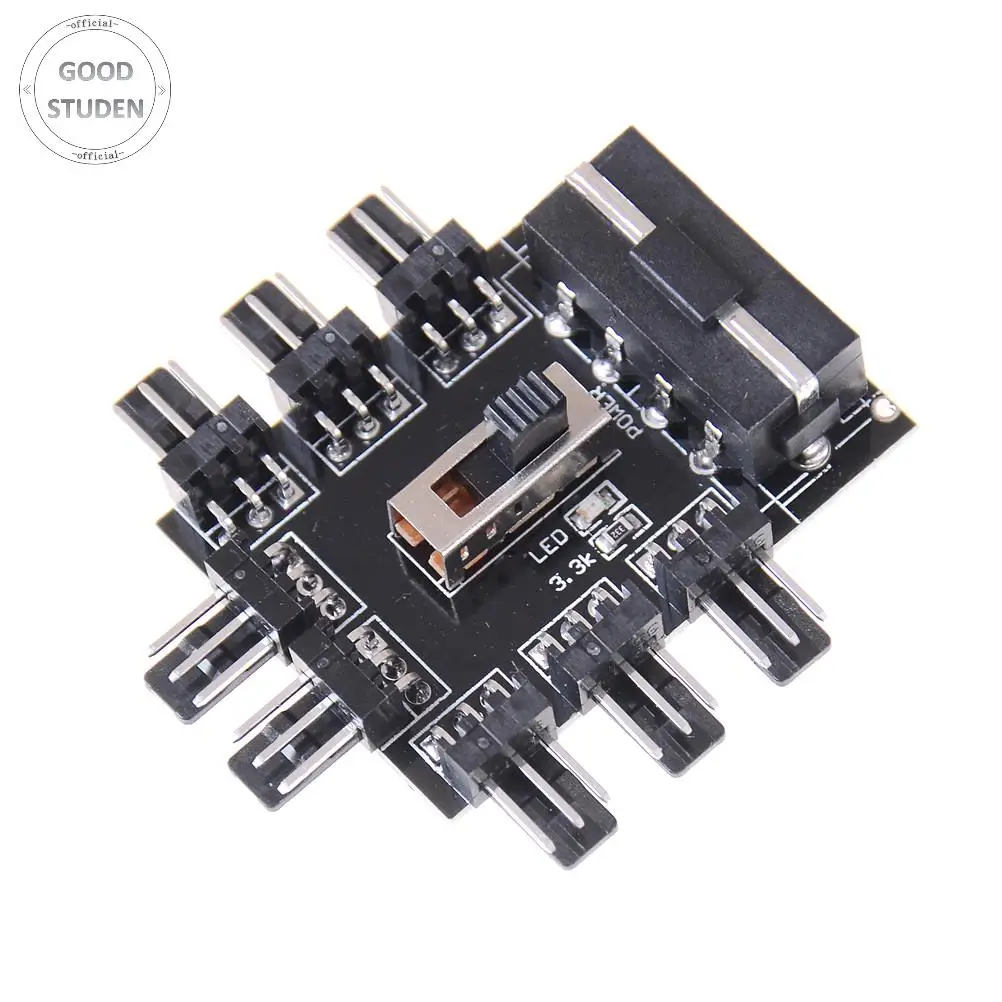 Разветвитель с 1 на 8 способами кулер охлаждающий вентилятор концентратор