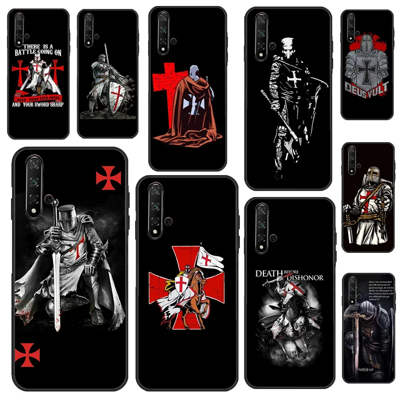 Чехол для телефона с христианскими темпларами рыцаниями воинами Huawei Nova 9 5T P Smart 2019
