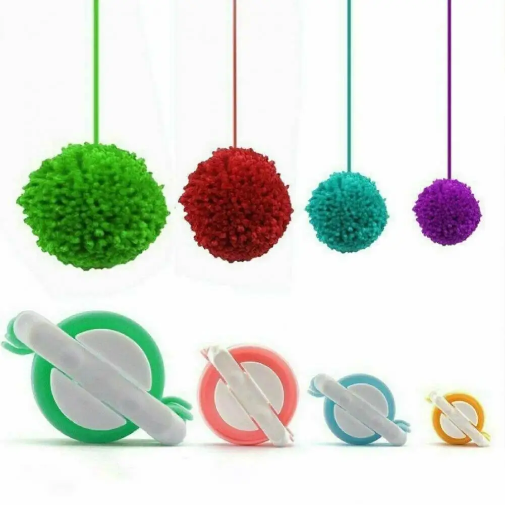 

Производитель 4 размера, устройство для изготовления помпонов, пушистый шар, искусственное рукоделие, вязание шерстью, набор инструментов с...