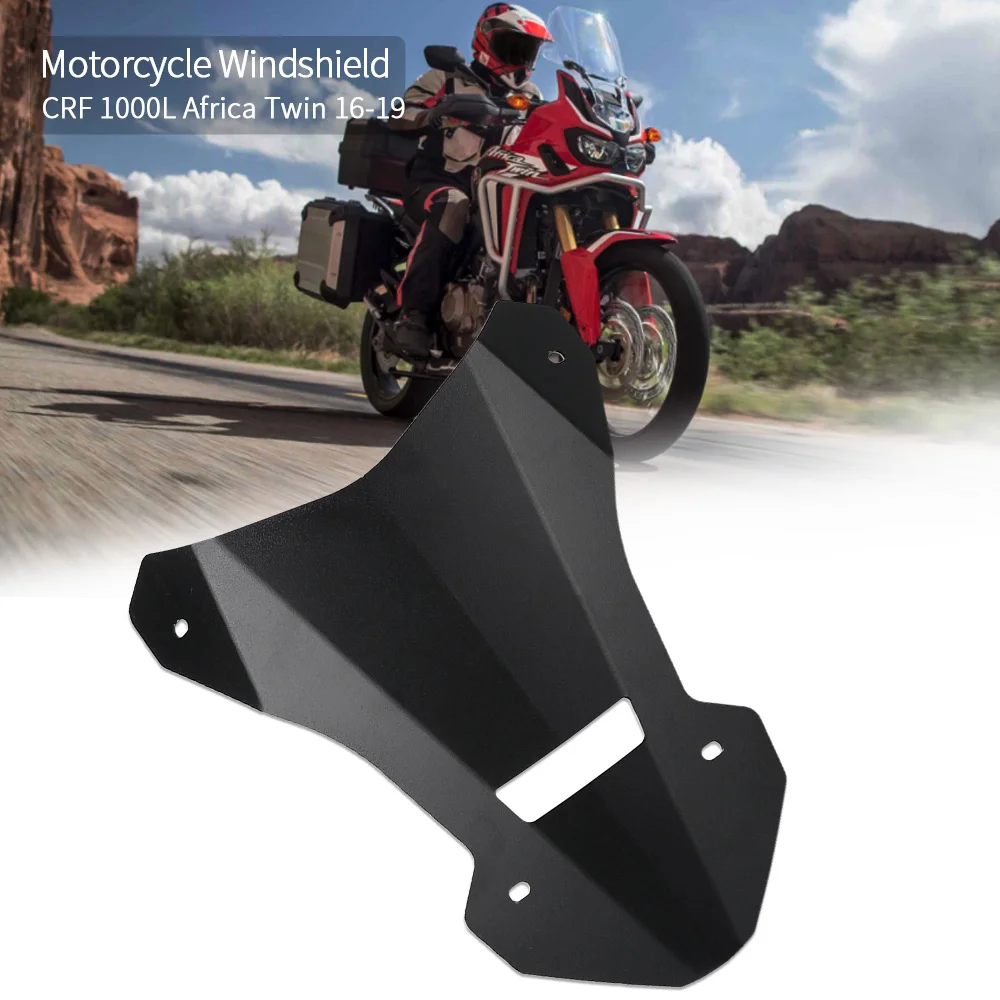 

Motorcycle CNC For HONDA CRF1000L Africa Twin crf 1000 l 2016 2017 2018 2019 Front Windshield Windscreen Airflow Wind Deflector