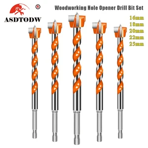 Набор самоцентрирующихся сверл Forstner, сверло форстнера для дерева насадок для отверстий, 16 мм, 18 мм, 20 мм, 32 мм, 25 мм